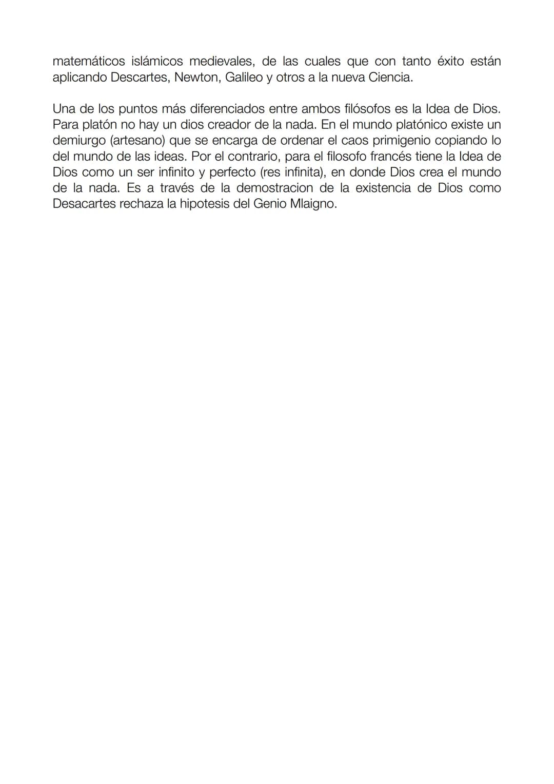 <p>En esta comparación, analizaremos a dos filósofos muy importantes: Platón, de la Edad Antigua, y Descartes, de la Edad Moderna.</p>
<h2>