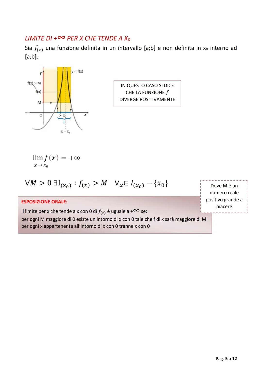 # MATEMATICA
DEFINIZIONE DI FUNZIONE
Dati due sottoinsiemi A e B (non vuoti) di R, una funzione f(x) da A a Bè una
relazione che associa ad