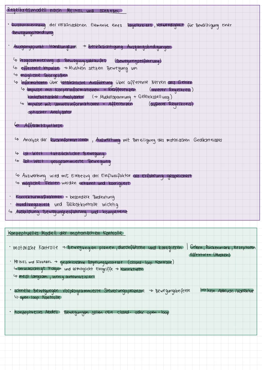 Inhaltsverzeichnis
• Aspekte des motorischen Lernens
S.1
• Lernen und Lernmodelle
S. 1
• Stufenmodell des methodischen Lernens
Meinel u. Sc