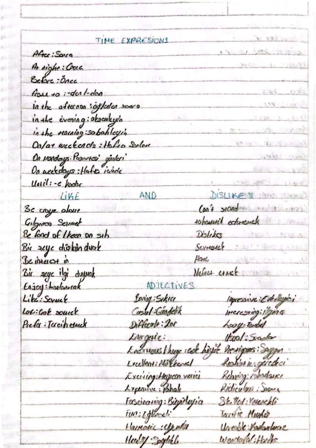 TEEN LIFE
1 Get up: Kalkuak
2 Liston to Mersic: Müzik dinlemek
360 to school: Okulo giimek:
wash my face and hands: Elleri ve yüzü yıkar