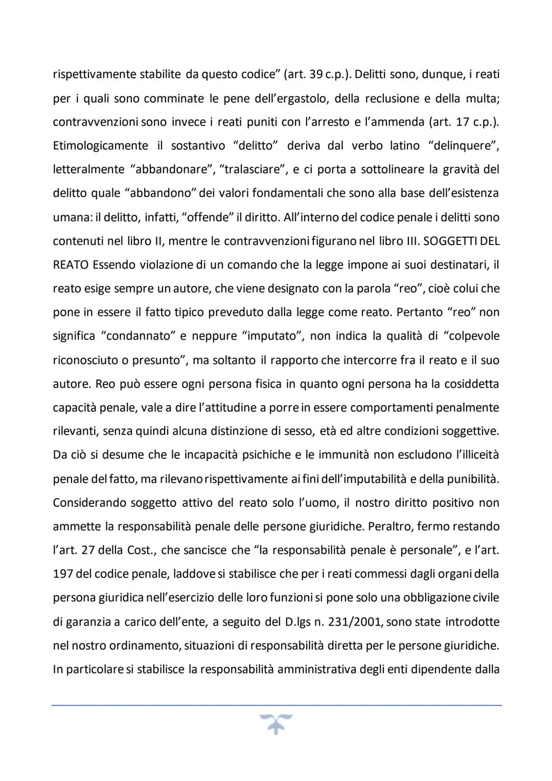 # CAPITOLO PRIMO
Concetti introduttivi
Definizione di diritto penale: costituisce quel complesso di norme giuridiche con cui lo
Stato, med