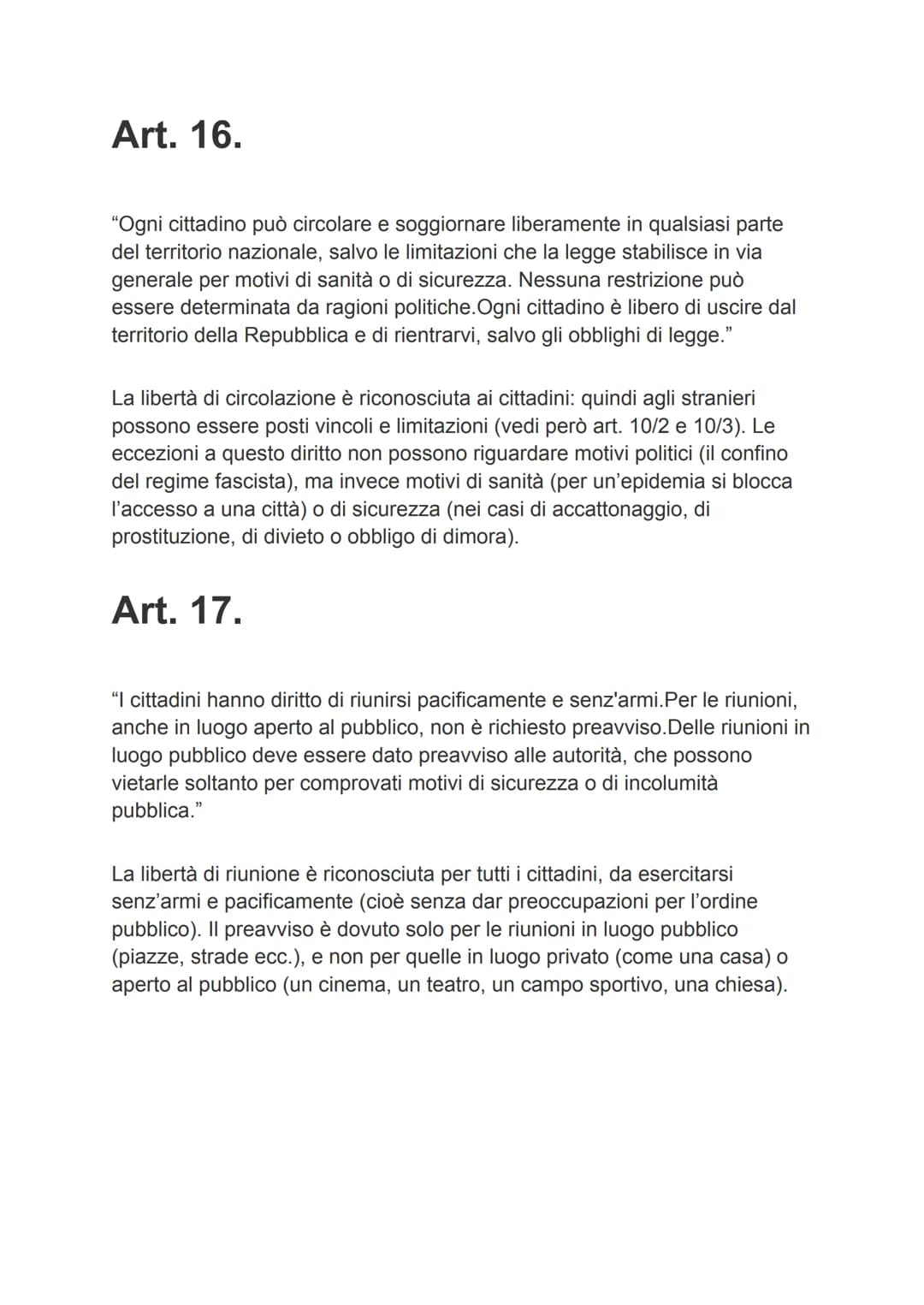 # La costituzione
Principi fondamentali
Art. 1
"L'Italia è una Repubblica democratica, fondata sul lavoro. La sovranità
appartiene al popolo