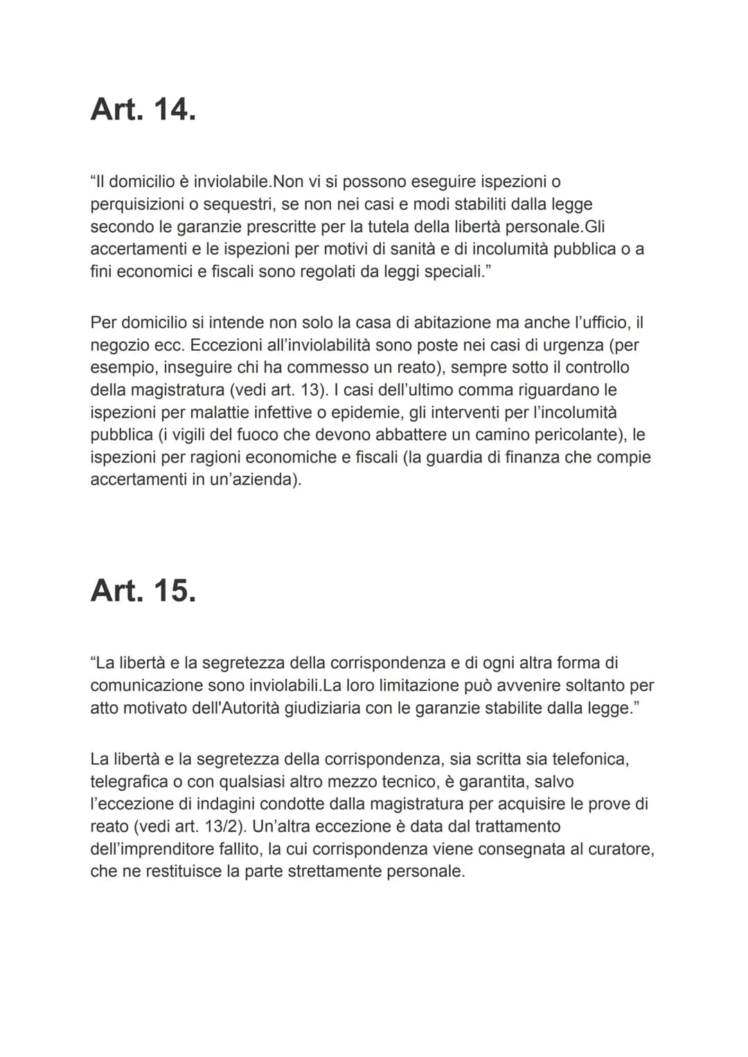 # La costituzione
Principi fondamentali
Art. 1
"L'Italia è una Repubblica democratica, fondata sul lavoro. La sovranità
appartiene al popolo