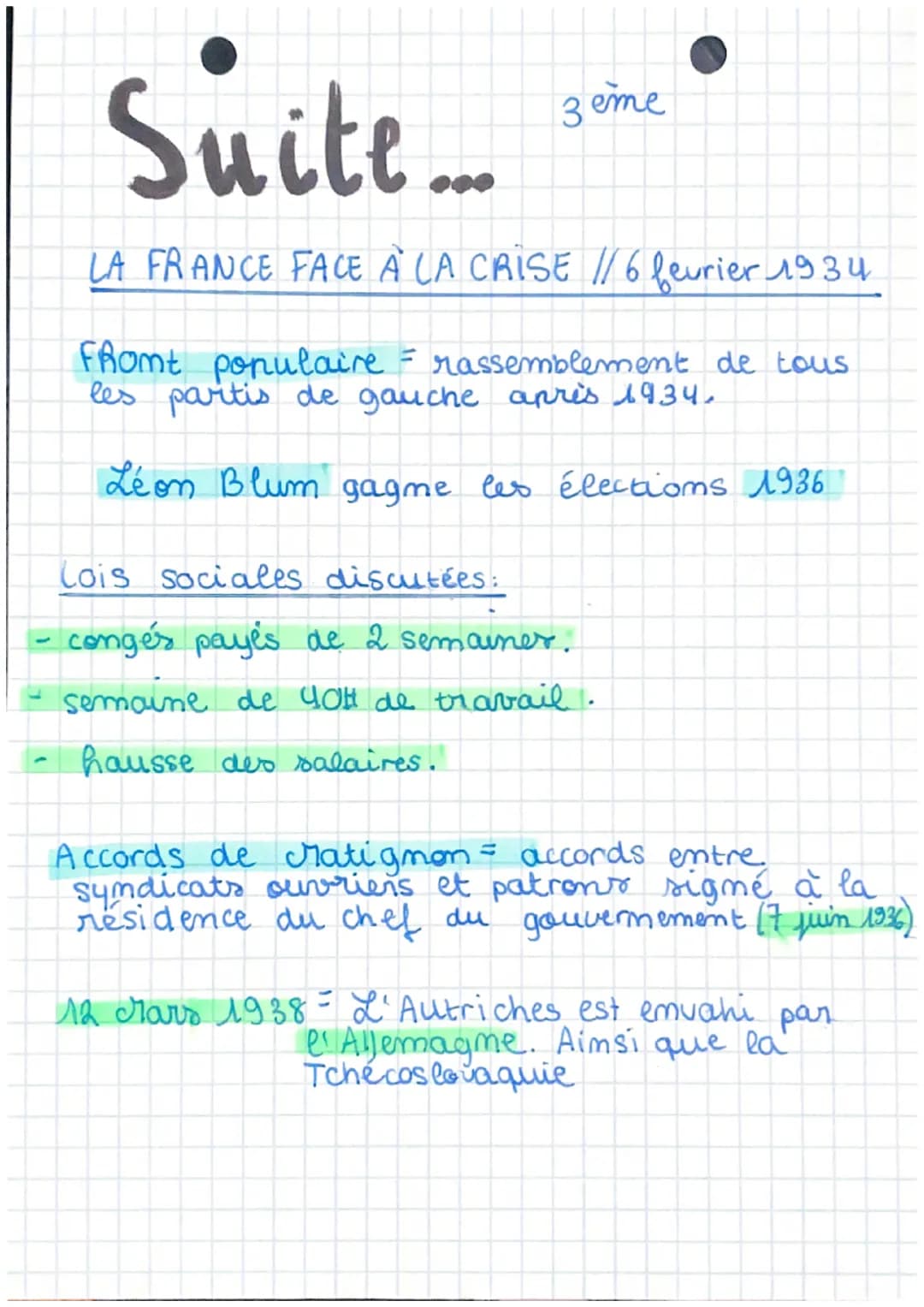 # Histoire
3ème CHP 2
Régimes totalitaires et démocratie dans
l'Europe des années 1930
APRÈS LA MERE GUERRE MONDIALE...
Des gouvernement