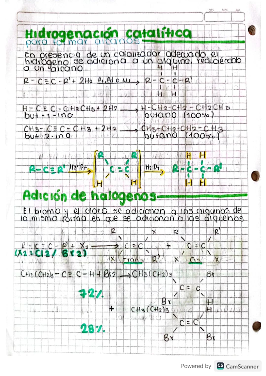 4-08-2023
# NOMENCLATURA
## Alquinos
### Generalidades:
* Son hidro carburos por la presencia de enlaces ρι
* Ios enlaces pi son enl