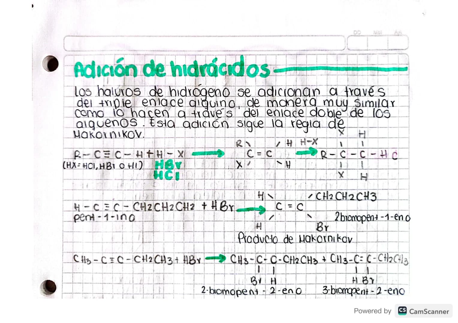 4-08-2023
# NOMENCLATURA
## Alquinos
### Generalidades:
* Son hidro carburos por la presencia de enlaces ρι
* Ios enlaces pi son enl