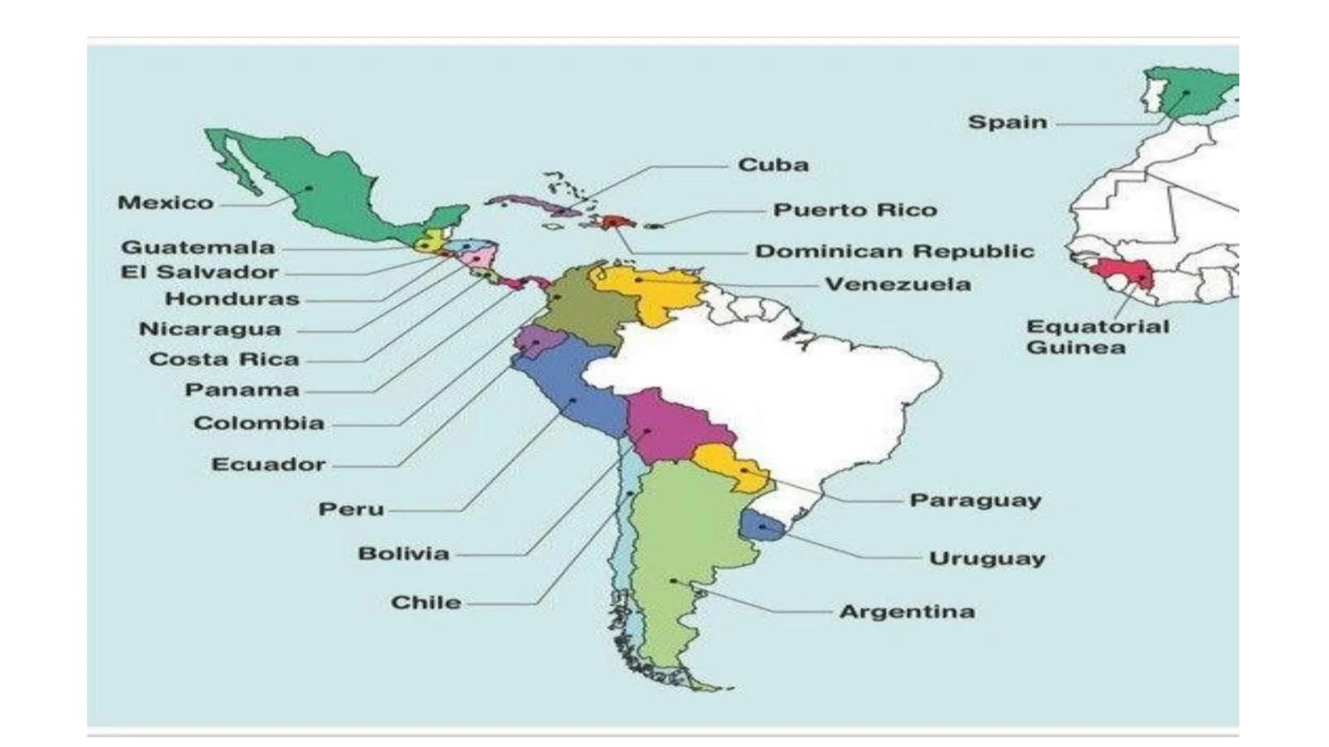 # The Spanish-speaking countries/capitals
THE 21
SPANISH-SPEAKING
COUNTRIES The Spanish-speaking countries/capitals
1. Argentina- Buenos a