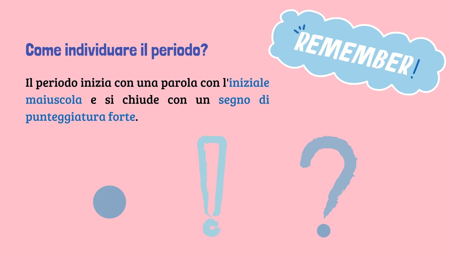 <p>Che cos'è il periodo?<br>Il periodo è l'insieme di due o più frasi semplici collegate tra loro, formando così una struttura più compless