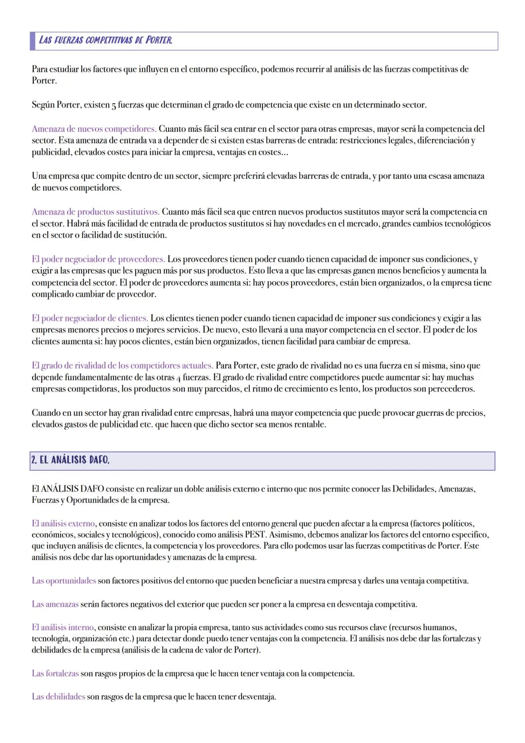 # EL ENTORNO Y LAS
DECISIONES EMPRESARIALES
1. EL ENTORNO DE LA EMPRESA.
EI ENTORNO son todos los factores que rodean a la empresa y por t
