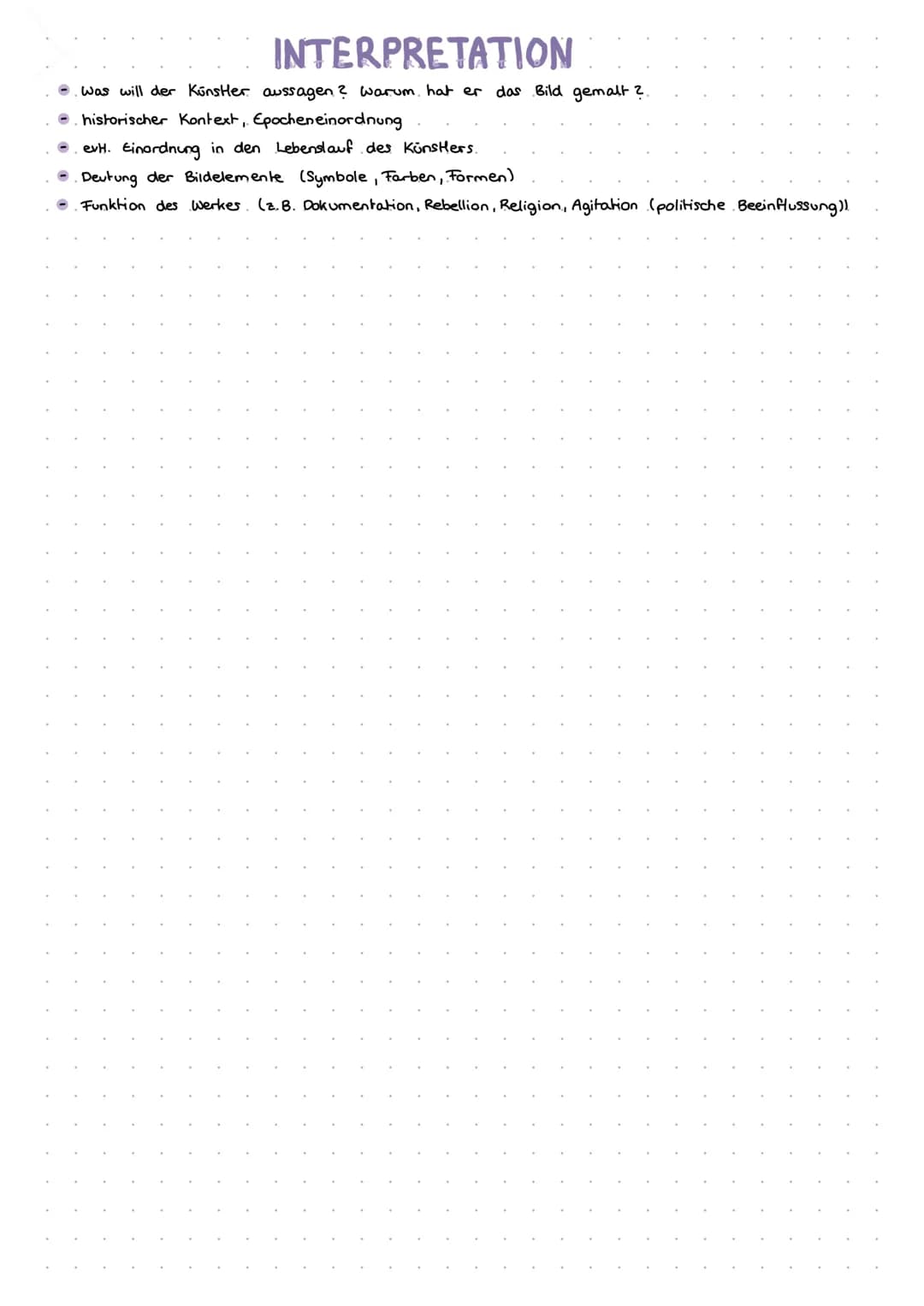# BILDVERGLEICH
AUFBAU
1. Einleitung zum Hauptwerk + Interpretationshypothese + Leserführung (Schwerpunkte für die Analyse nennen).
2. Bes