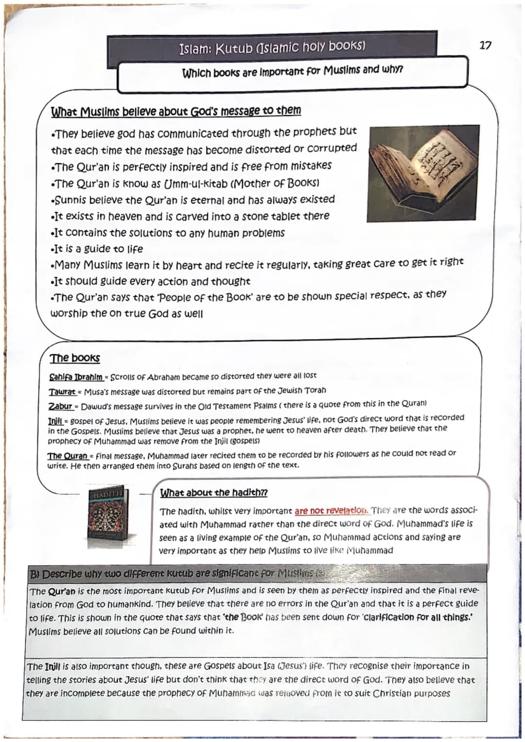 Examiner's really amazing revision guide.
Everything you need and a little bit more!
GCSE
Revision Guide
Route A
Component 3: Islam
Eduga