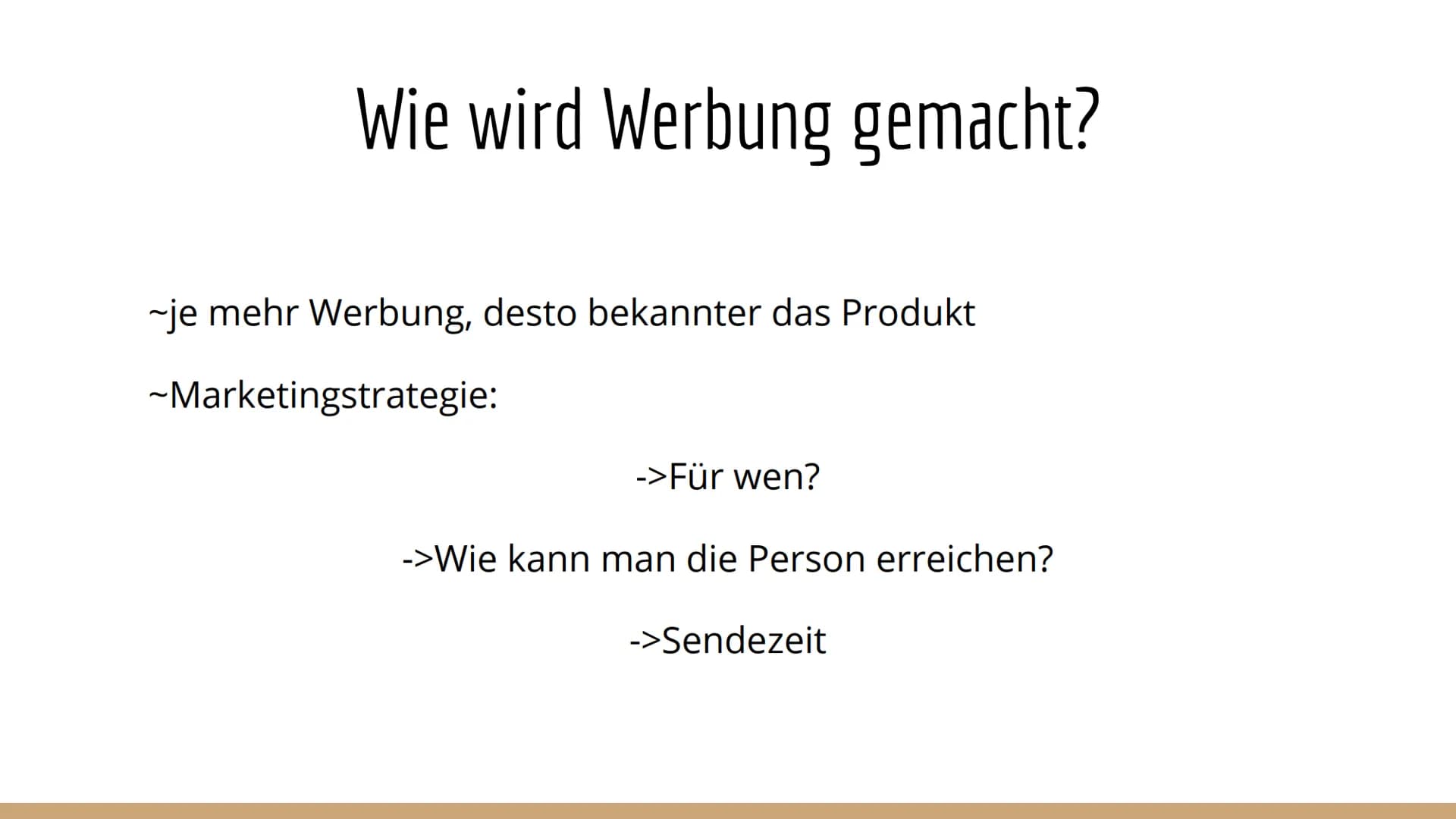 <h2>Was ist Werbung überhaupt?</h2>
<p>Werbung ist die Information über ein Produkt, eine Dienstleistung oder eine Idee, die dazu dienen so