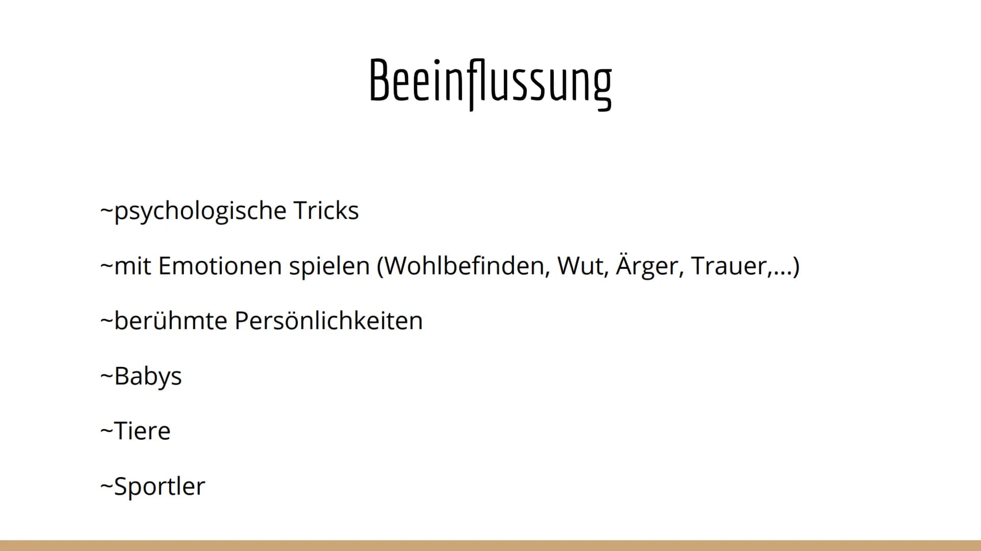 <h2>Was ist Werbung überhaupt?</h2>
<p>Werbung ist die Information über ein Produkt, eine Dienstleistung oder eine Idee, die dazu dienen so