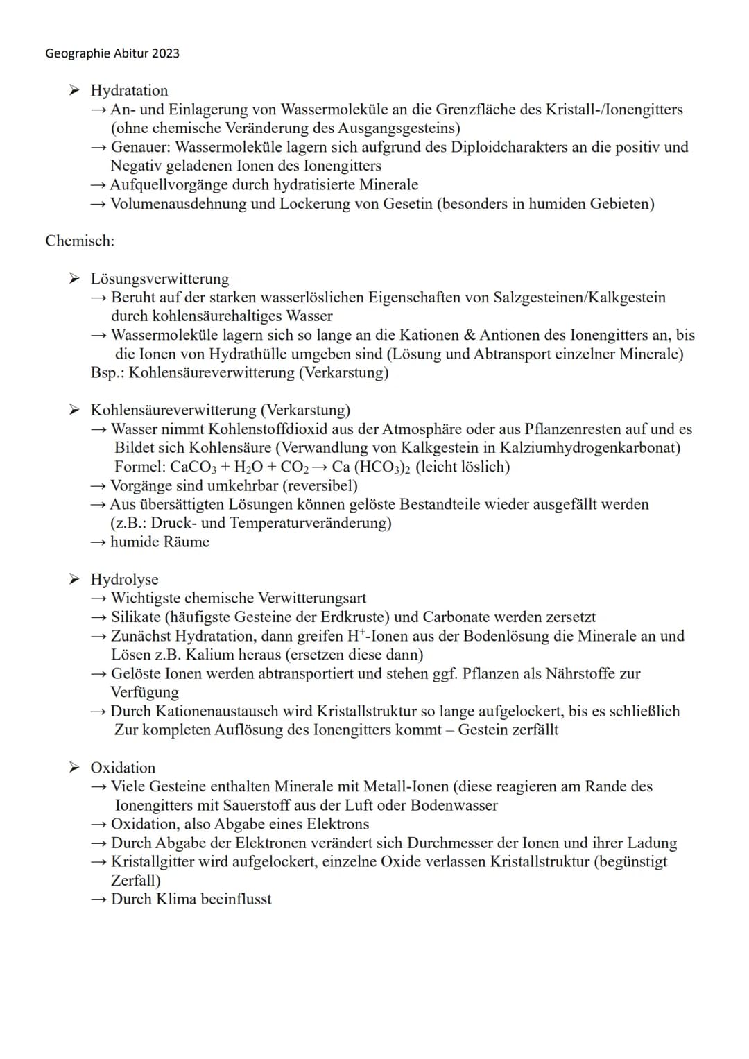 # Geographie Abitur 2023
GEOGRAPHY
Geographie Abitur 2023
Lernzettel Geographie Abitur 2023
Gliederung:
1.) System Erde
2.) Reliefsphä