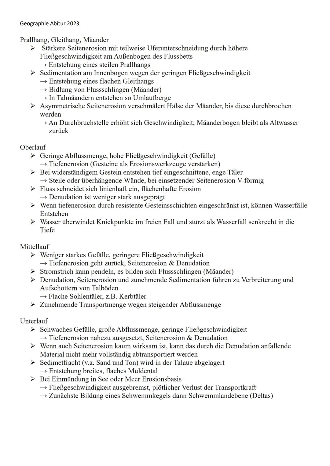 # Geographie Abitur 2023
GEOGRAPHY
Geographie Abitur 2023
Lernzettel Geographie Abitur 2023
Gliederung:
1.) System Erde
2.) Reliefsphä