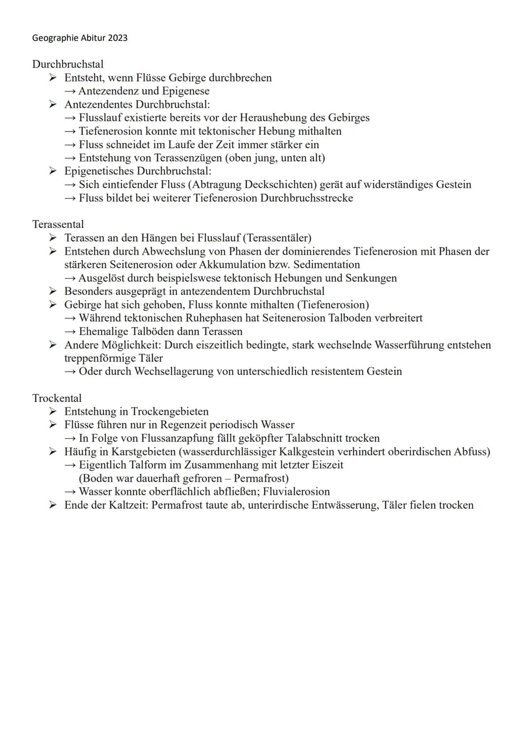 # Geographie Abitur 2023
GEOGRAPHY
Geographie Abitur 2023
Lernzettel Geographie Abitur 2023
Gliederung:
1.) System Erde
2.) Reliefsphä