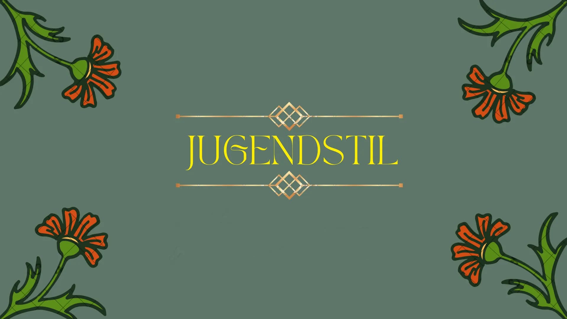 Art nouveau
Modern Style
Stile Floreale
Modern
Skønvirkestijl
Modernisme
Liberty JUGENDSTIL GLIEDERUNG
1
2
-3
zeitliche
Merkmale &
K