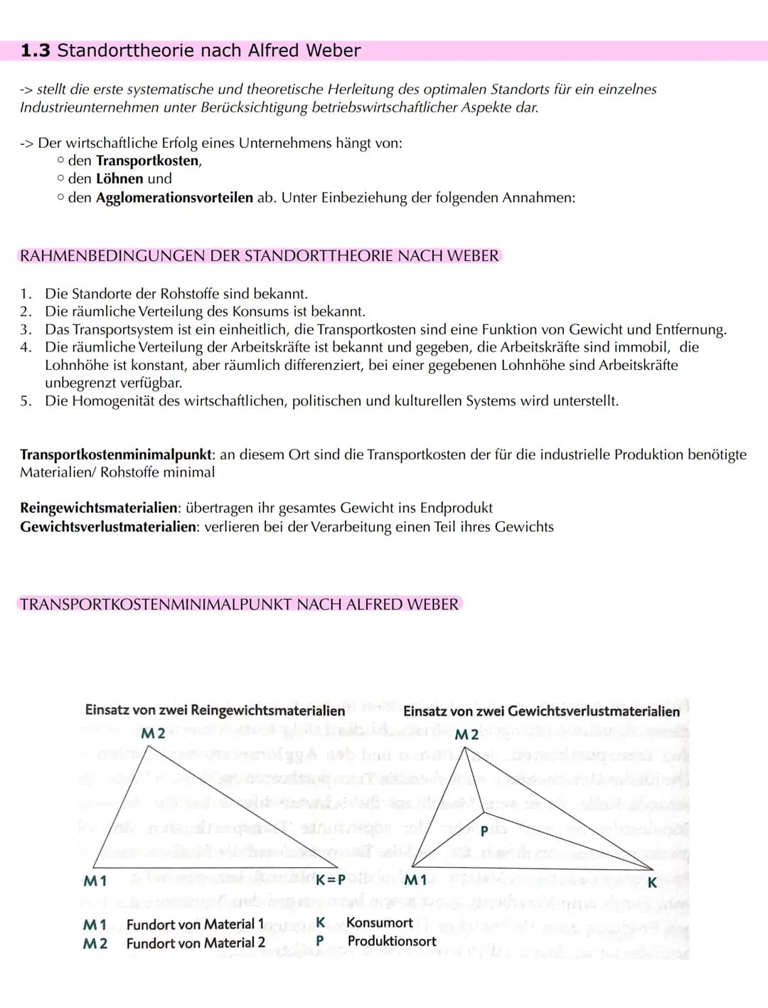 # Bedeutungswandel von Standortfaktoren
1) Wandel von Standortfaktoren
-> als Folge technischen Fortschritts, veränderte Nachfrage und pol
