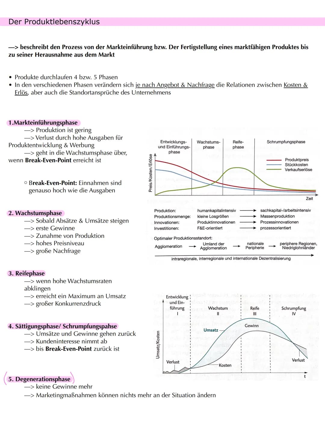# Bedeutungswandel von Standortfaktoren
1) Wandel von Standortfaktoren
-> als Folge technischen Fortschritts, veränderte Nachfrage und pol
