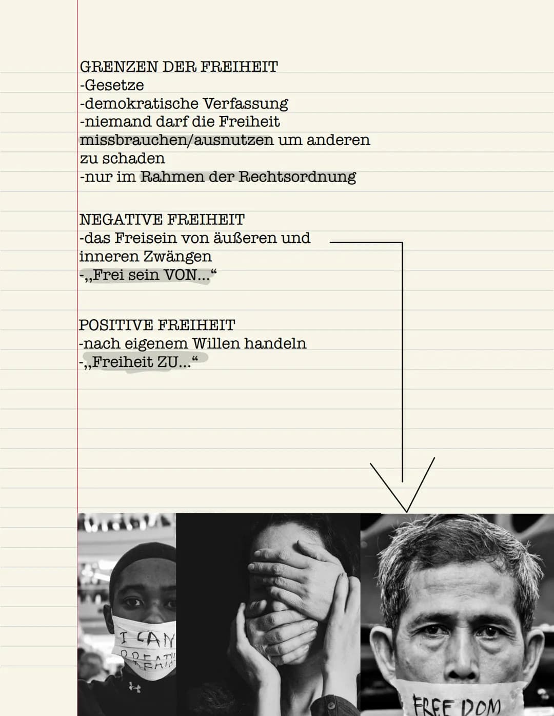 # Freiheit
## Gliederung
1. Was ist Freiheit
2. Worin unterscheiden sich
Mensch und Tier
bezogen auf Freiheit?
3. Grenzen der Freiheit
4. N
