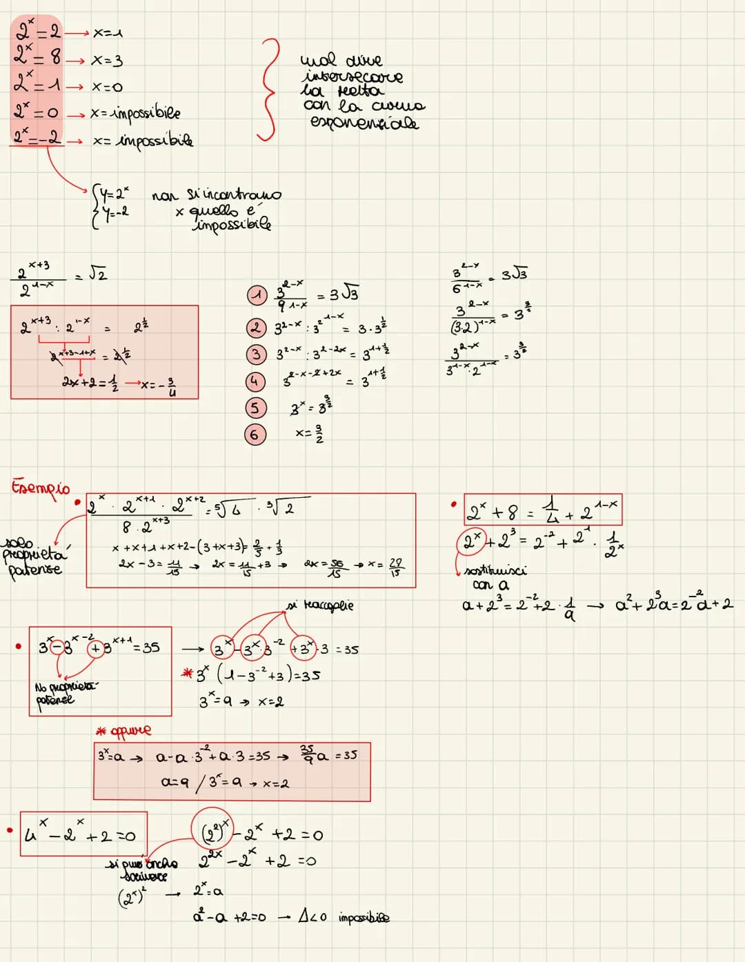# Gli esponentiali
(онорниева potence)
* $d^n b^n = (ab)^n$
* $a^n a^m = a^{n+m}$
* $a^n : a^m = a^{n-m}$
* $(a^n)^m = a^{n
m}$
*