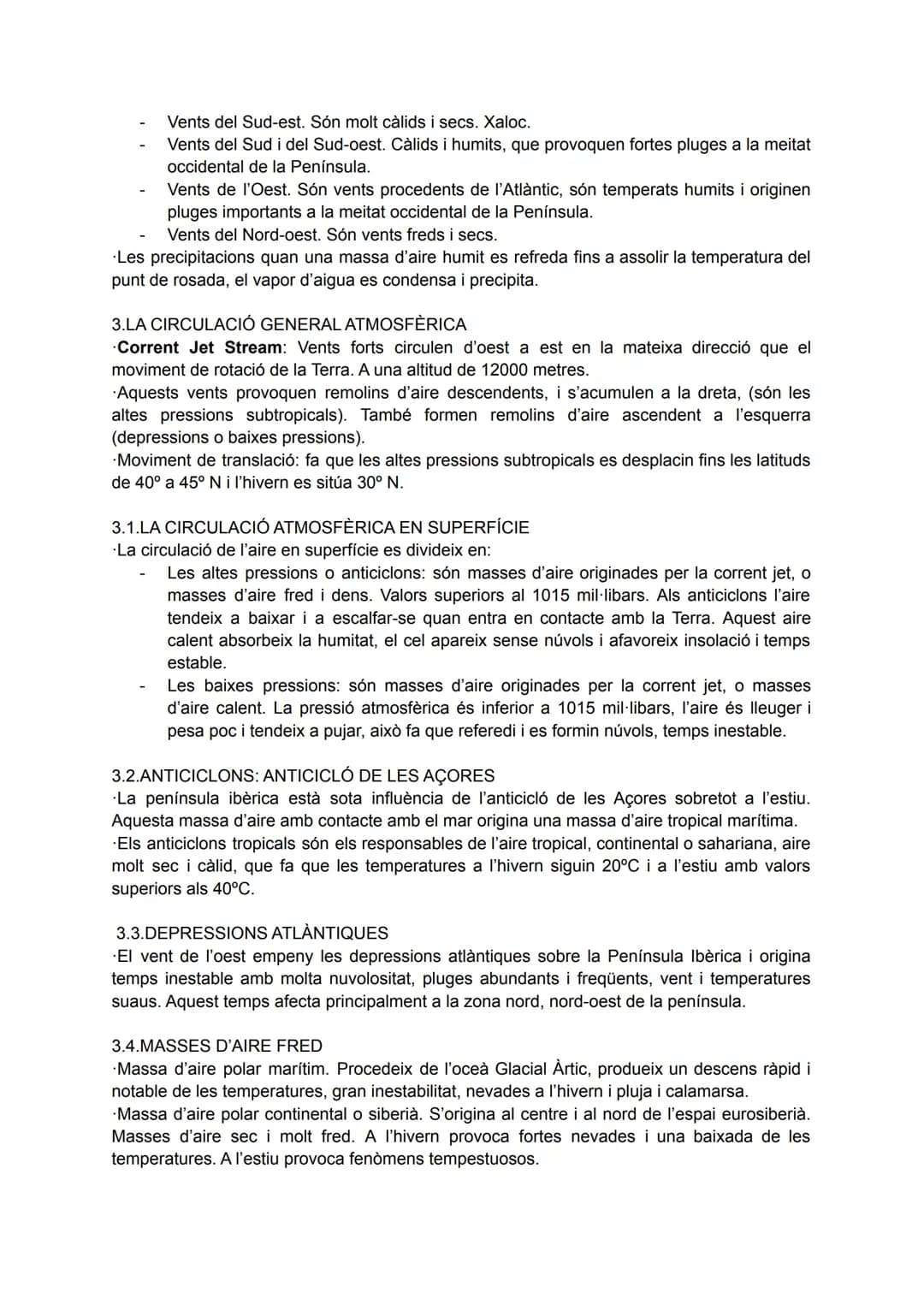 # EL CLIMA
1.ELS FACTORS QUE CONDICIONEN EL CLIMA
- El comportament de l'atmosfera varia en funció de la influència que hi tenen una sèrie