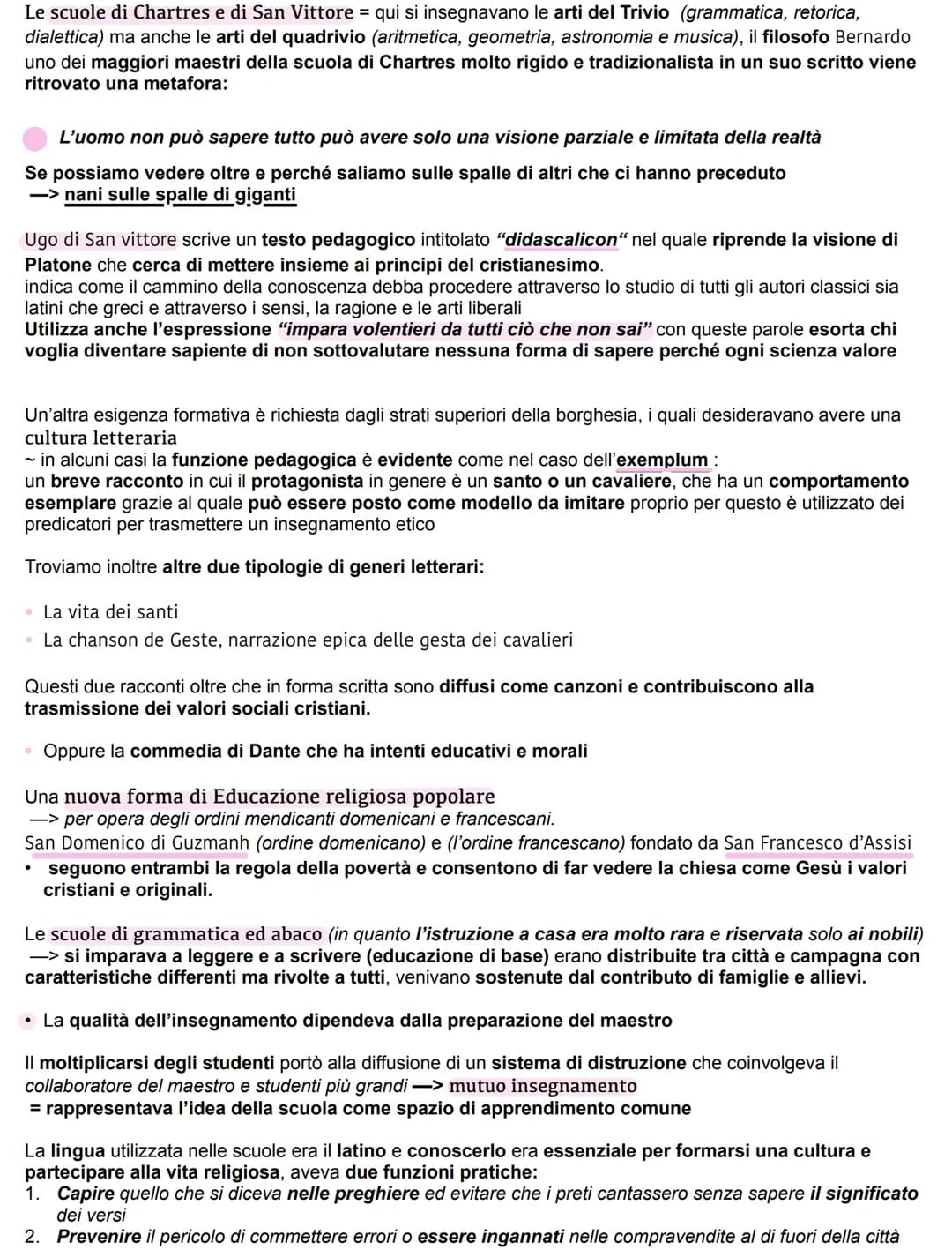 # Educazione al basso medioevo -> intorno all'anno mille si hanno una serie di novità:
* Forte incremento demografico
* Nascita di un n