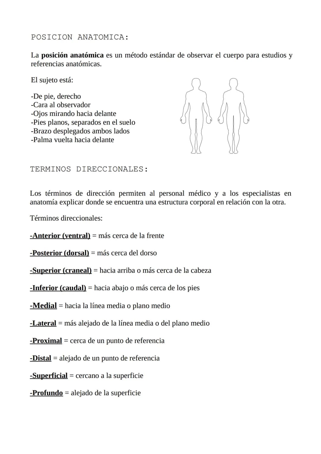 # ANATOMIA
INTRODUCCION:
La anatomía estudia la estructura y la forma del cuerpo, también estudia sus partes u
órganos y las relaciones qu