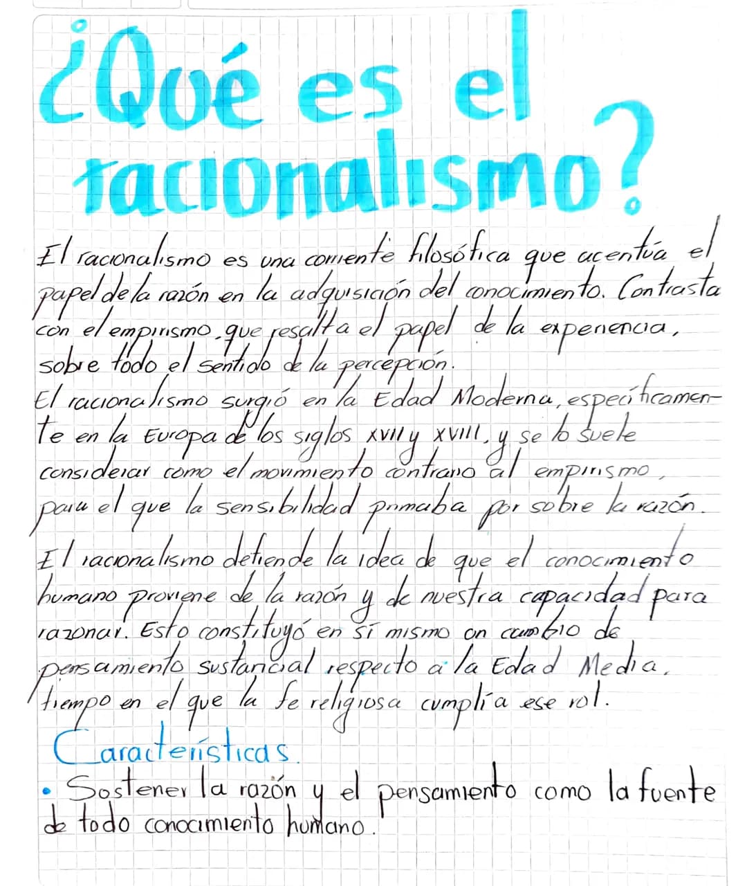 # ¿Qué es el
Tacionalismo?
El raconalismo es una cormente hlosófica que acentia of
papel de la razón en la adquisición del conocim
con el