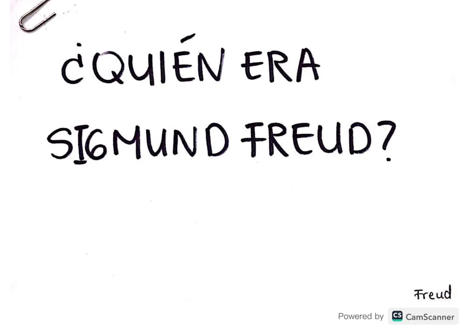 ¿QUIÉN ERA
SIGMUND FREUD? → Nació en República Checa. en 1856 → Era Judio.
→ Vivió casi toda su vida en Vienna
→ Sc especializó en NEUROLOG