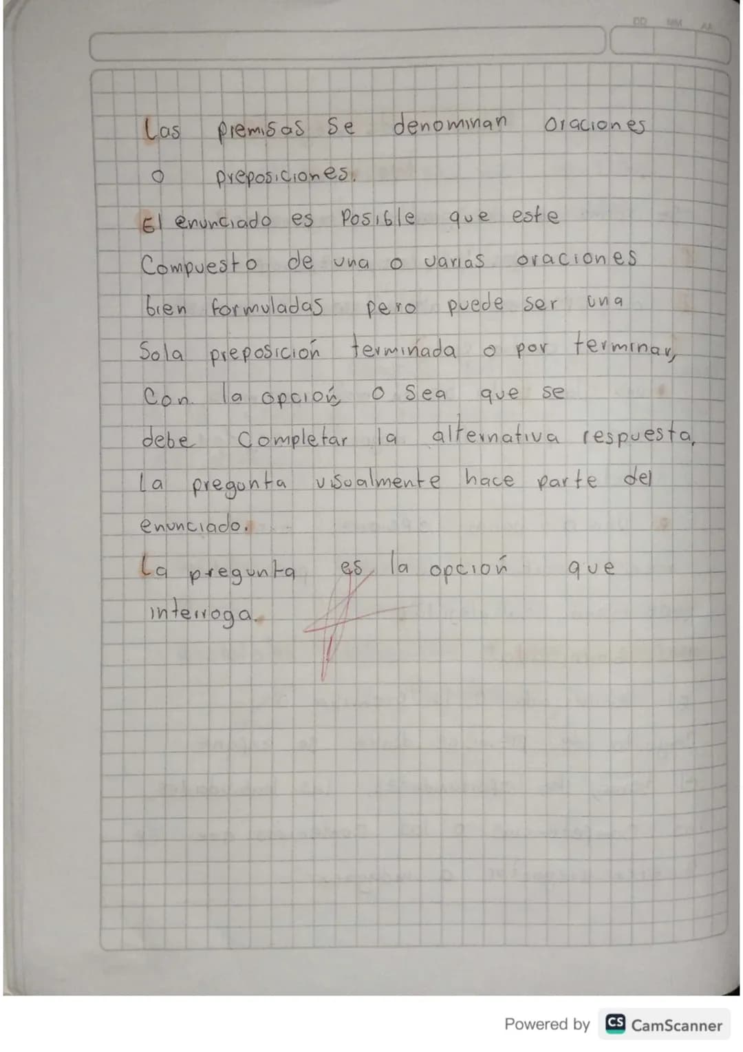 Estructura de preguntas
tipo icfes
Se forma de das grandes Componentes:
1. Un enunciado: tallo, raiz, base, Cuerpo
2. Unas opciones o alter