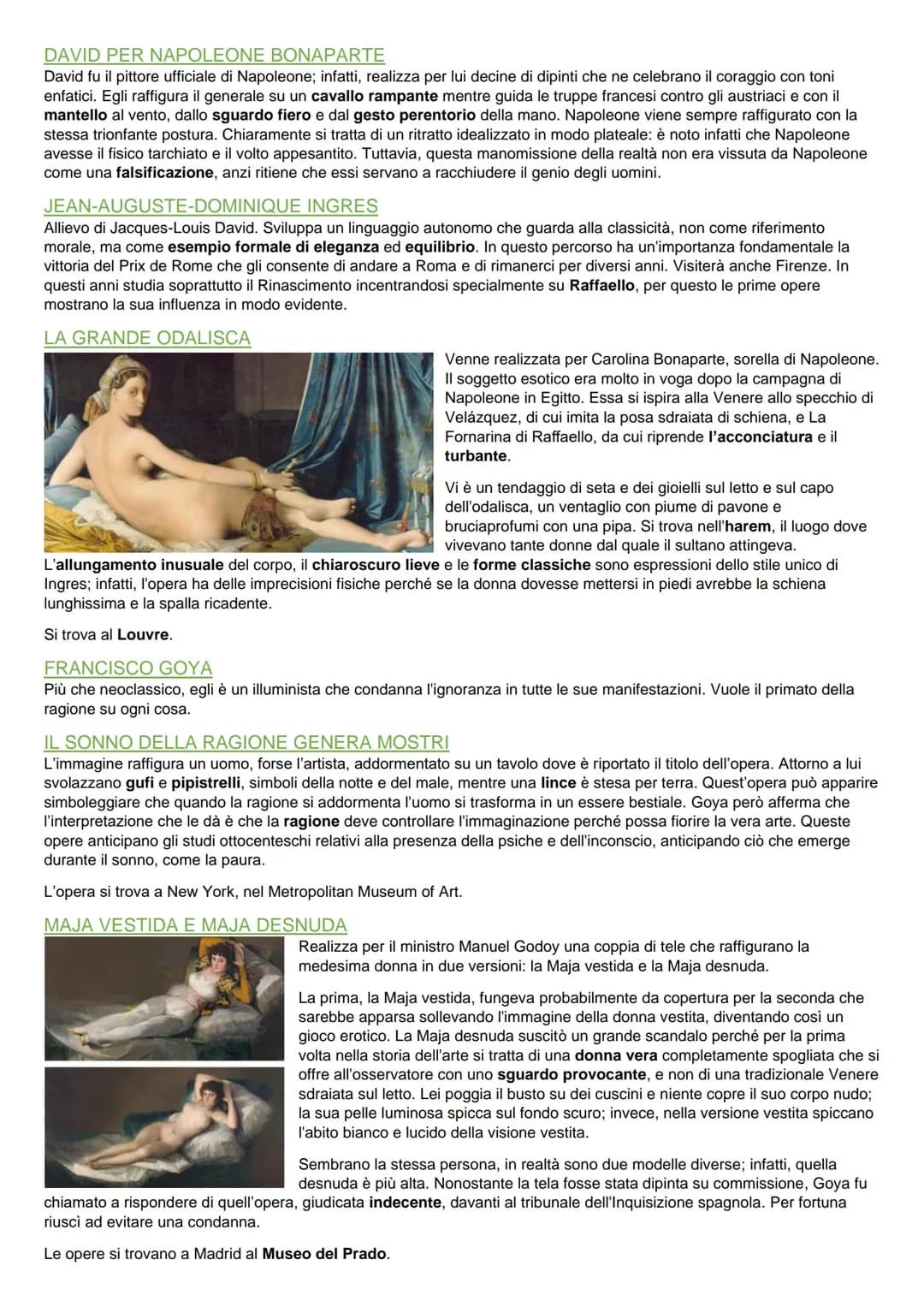 # IL NEOCLASSICISMO
II Neoclassicismo si sviluppa dalla seconda metà del Settecento fino alla prima metà dell'Ottocento. La sua nascita è
st