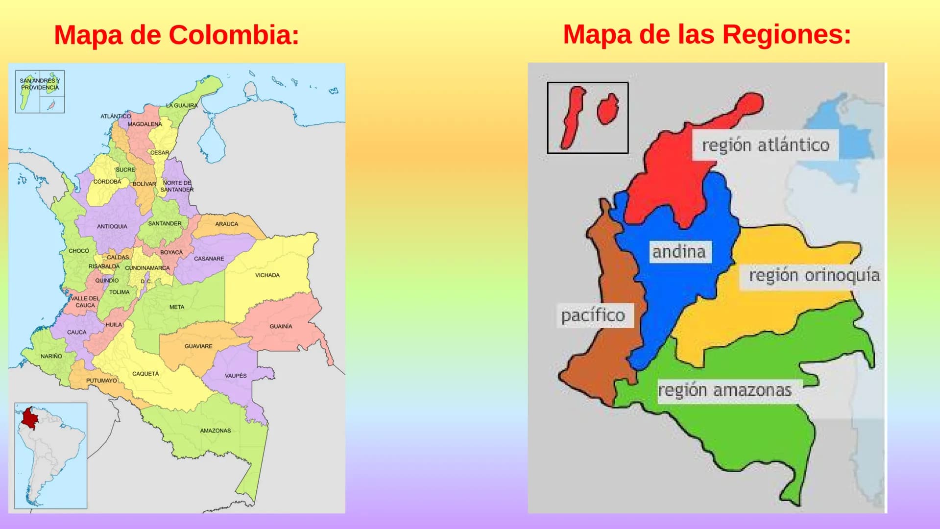 # ORGANIZACIÓN POLÍTICA
Y ADMINISTRATIVA DE
COLOMBIA # La republica de Colombia:
La republica de Colombia es un conjunto de personas con