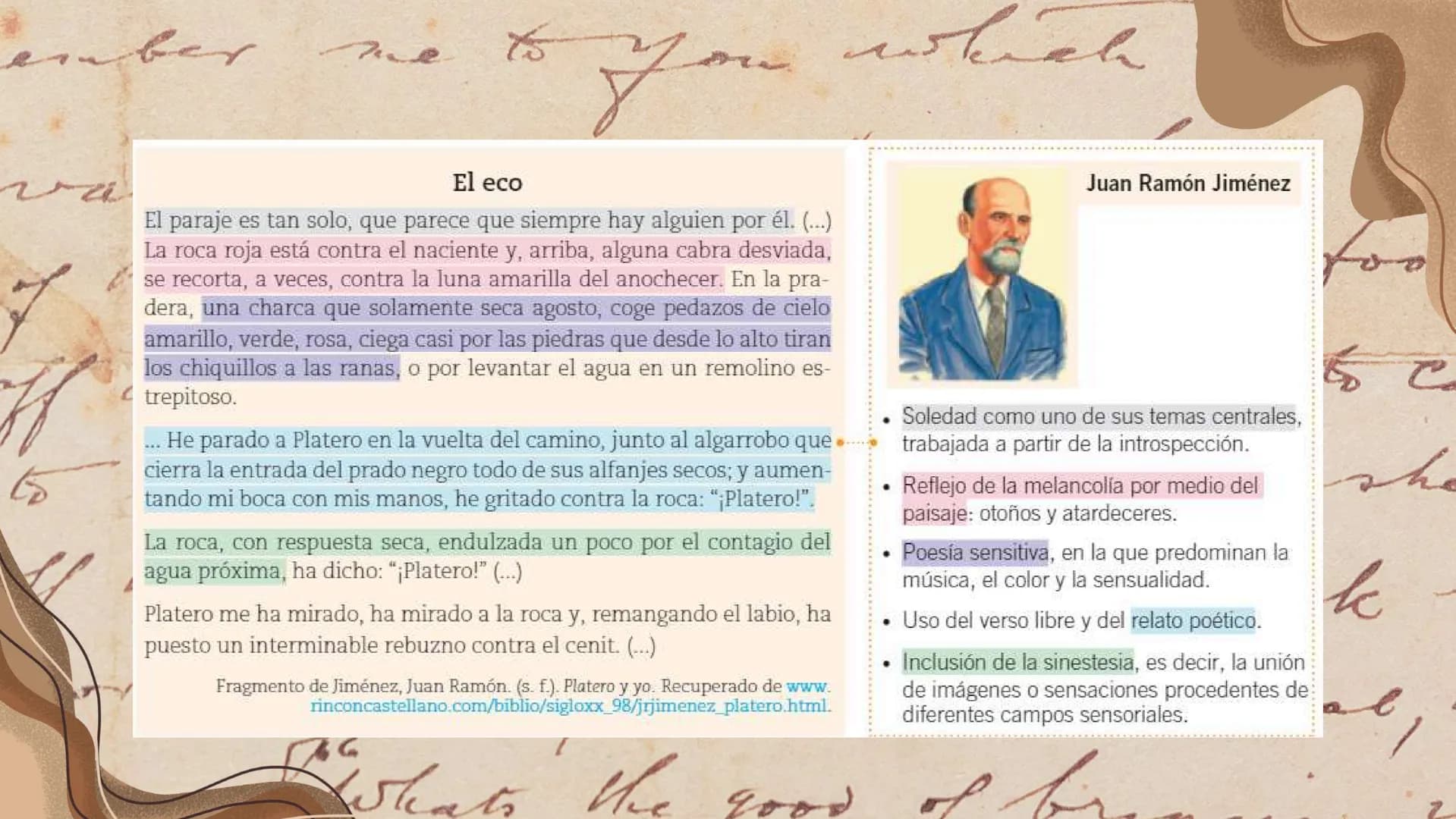 # Caracteristicas
(GENERACIÓN DEL 98) # Características formales
RUPTURA CON LOS
MODELOS
ANTERIORES
X
XL 1 7
BUSQUEDA DE LA
BELLEZA ESTÉ