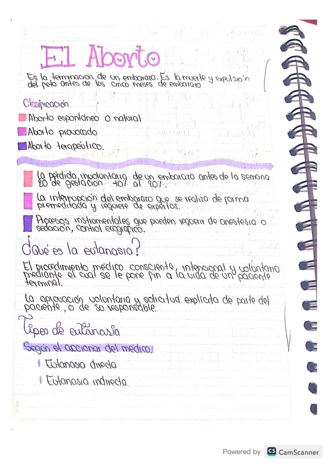 # El Aborto
Es la terminación de un embarazo. Es la muerte y expulsio'n
del peto antes de los cinco meses de embarazo
Clasificación
Abort