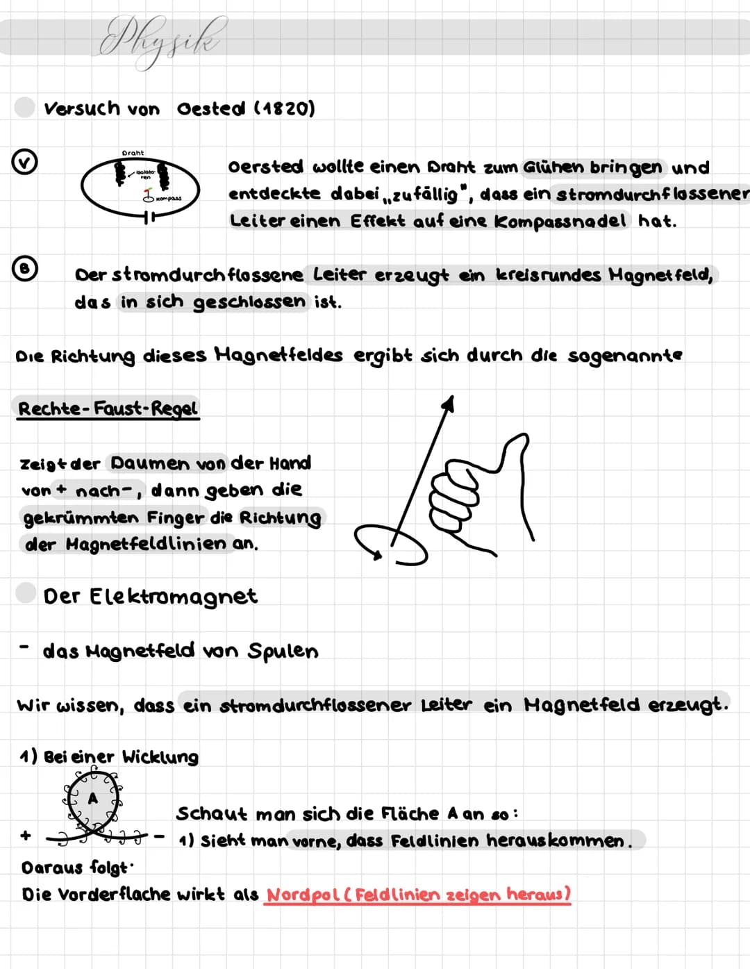 $F=M\partial$
Physik
$E=MC^2$ # Physik
* Versuch von Oested (1820)
Draht
3 kompass
Oersted wollte einen Draht zum Glühen bringen un