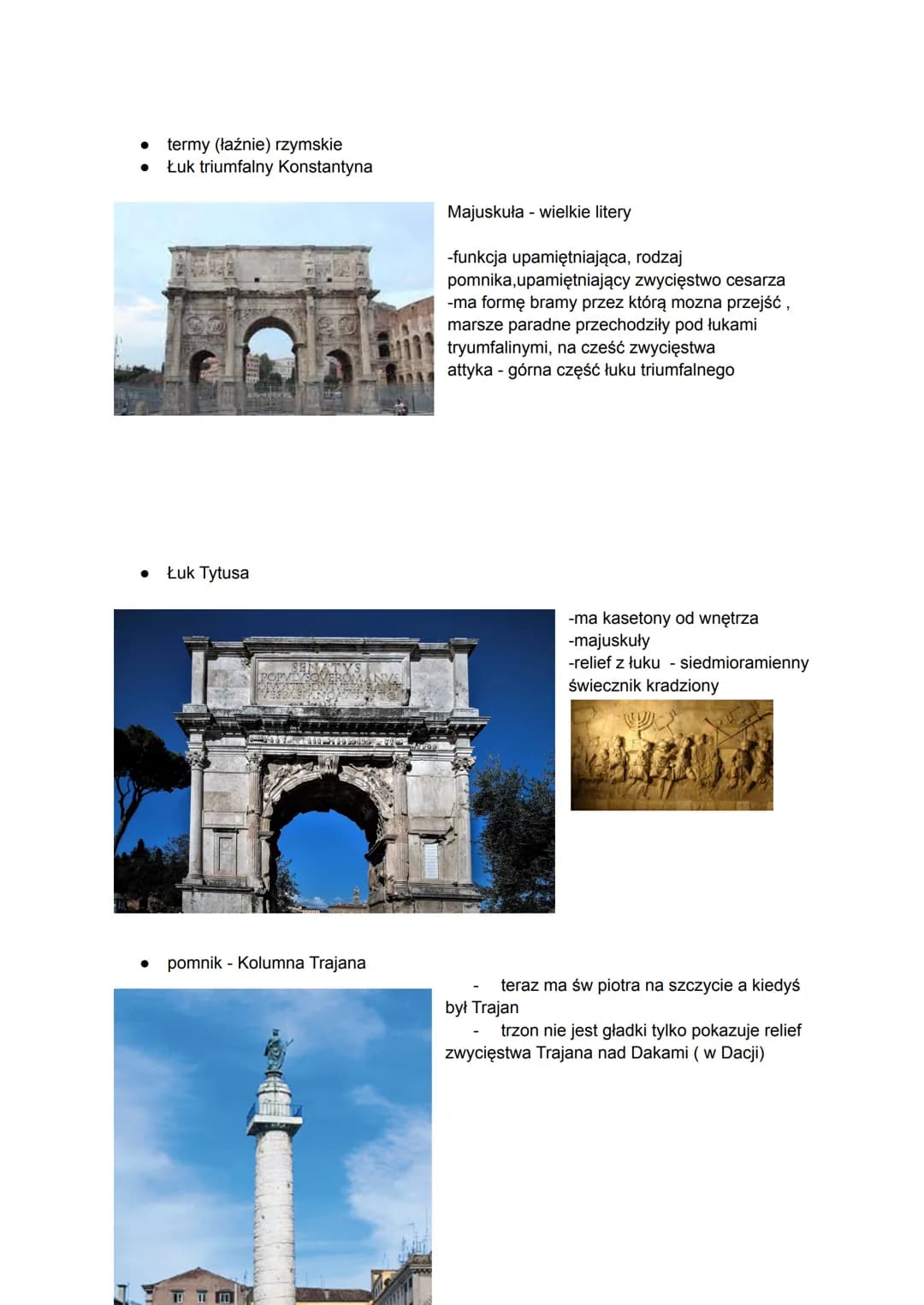 Sztuka starożytnego Rzymu
KOLOSEUM
- Amfiteatr Flawiuszów
-walki gladiatorów
- rzymianie wymyślili ŁUK
-półkolumna
- wymyślili spiętrzeni