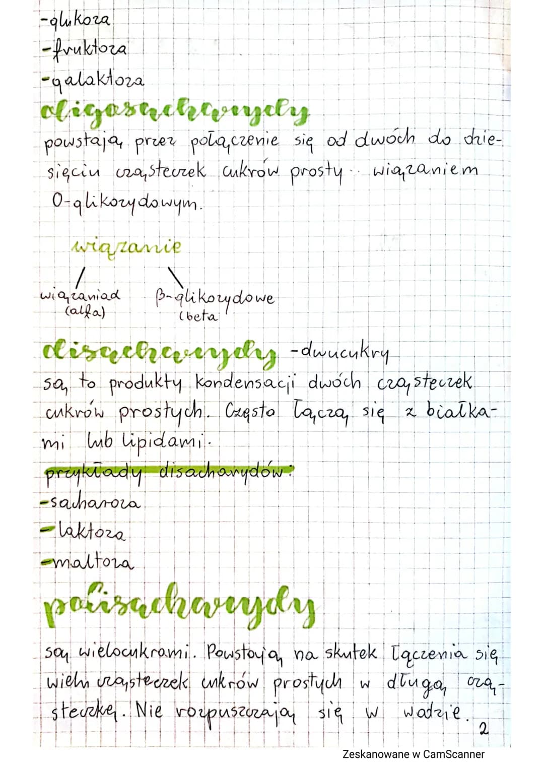 # sacharydy
Nazywamy je również cukrami lub węglowodana mi.
Powstają w procesie fotosyntezy. Sa, zbudowane
z węgla (C), wodoru (H), tlenu (