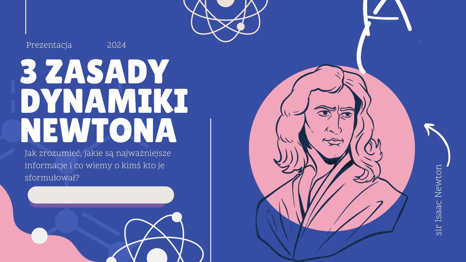 Prezentacja
2024
# 3 ZASADY
# DYNAMIKI
# NEWTONA
Jak zrozumieć, jakie są najważniejsze
informacje i co wiemy o kimś kto je
sformułował?
sir
