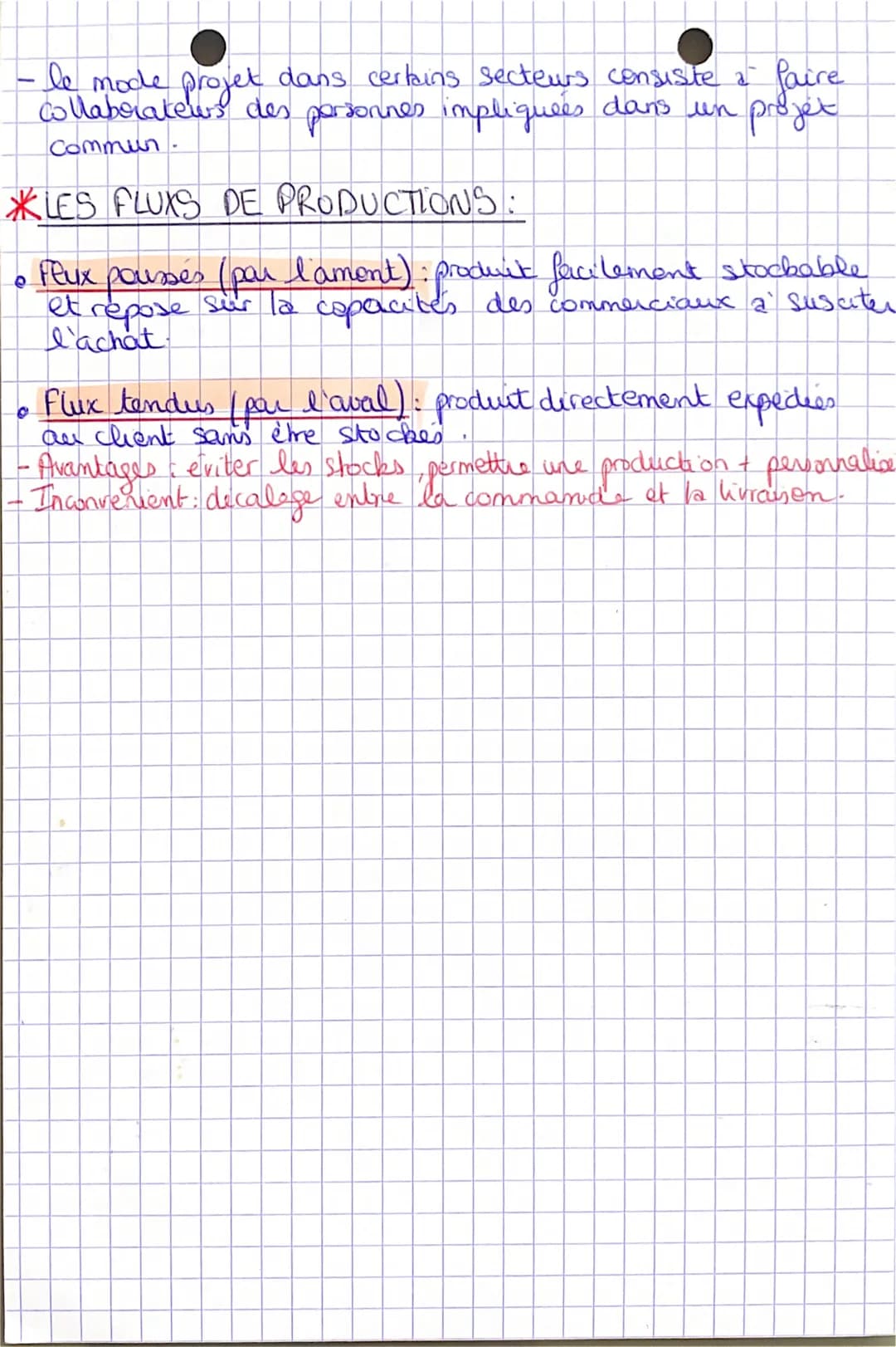 Management
Chap 5
* DEFINITIONS:
•Linmovation de procedés - mise en œuvre d'une méthode
de production ou de distribertion nouvelle ou sensib