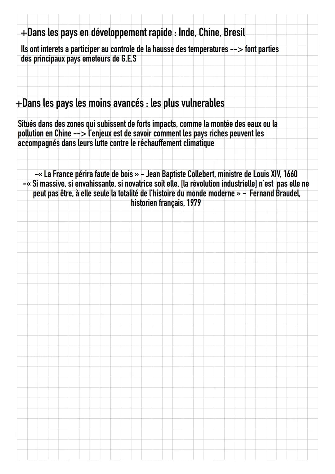 # Axe 2: Changements climatiques,
approches historiques et geopolitiques
I - Histoire du changement climatique
1) Faire l'histoire
Milank