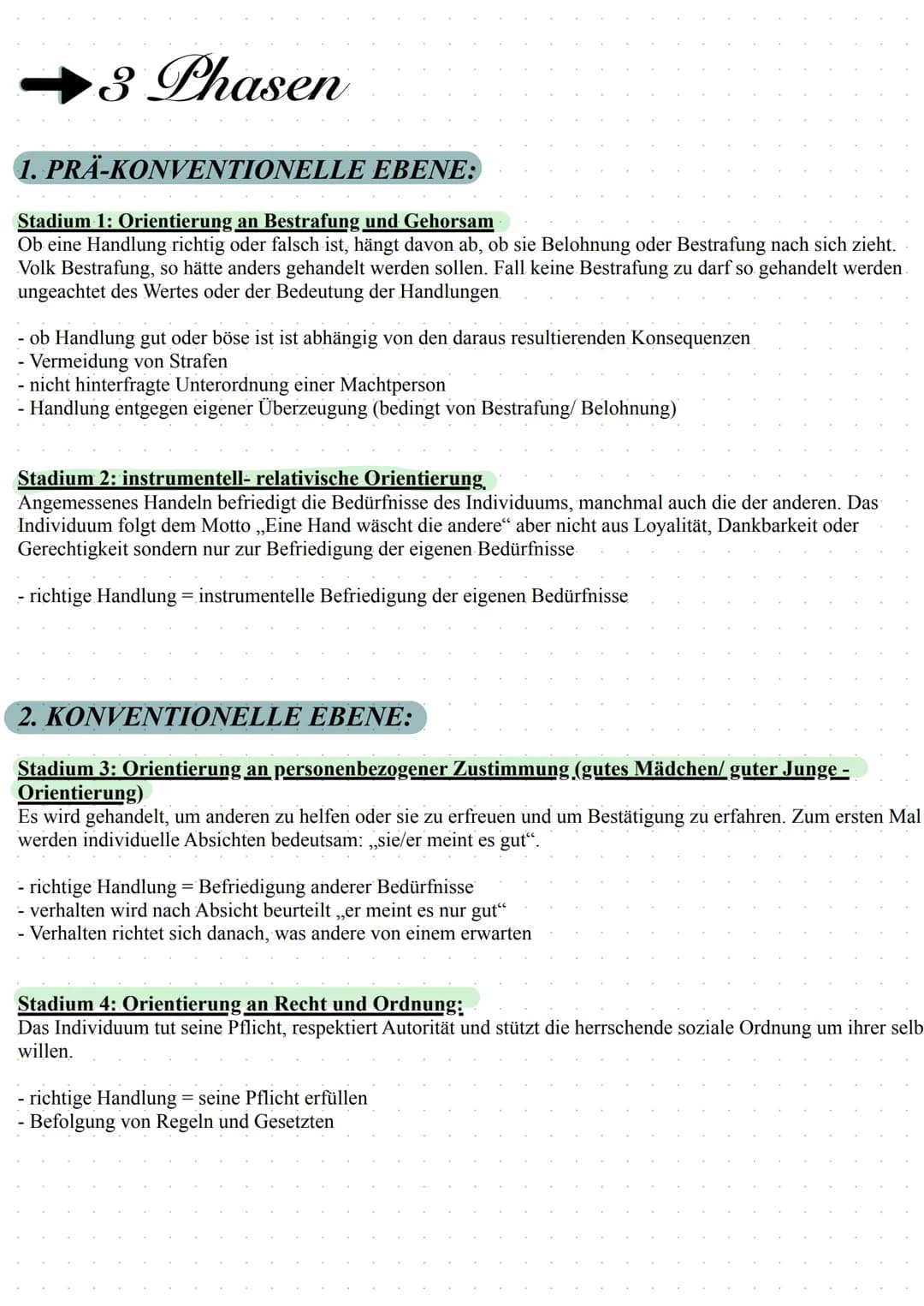 # Kohlberg
Theorie der moralentwicklung
Inhalt:
- 3 Phasen
- Prä-konventionelle Ebene
- konventionelle Ebene
- Post-konventionelle Ebene