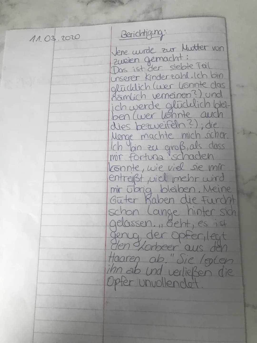 Angaben
191 illa: Gemeint ist Latona
192 uterus, -i m.: hier: Kinderzahl
195 quam cui: ... als dass mir...
196 ut: trotz Konjunktiv mit