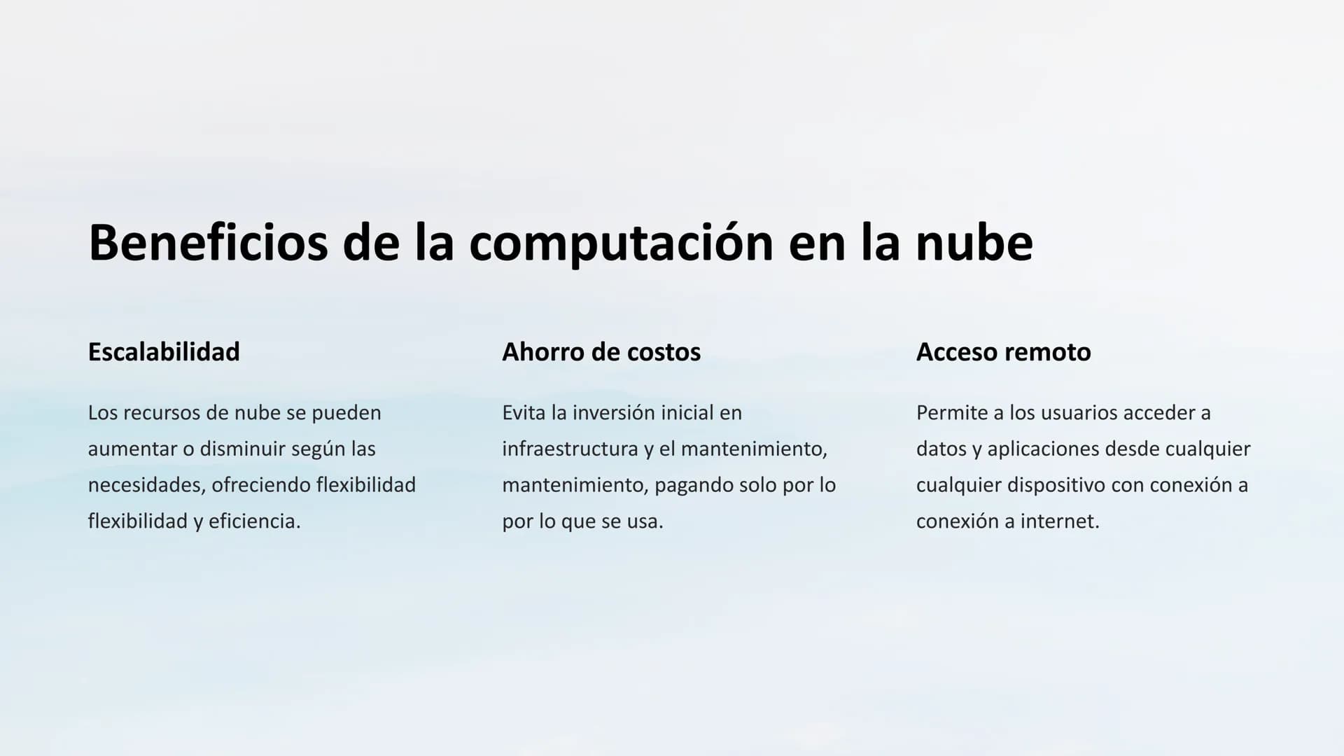 # Computación en la
Nube y Servicios en
Línea
La computación en la nube ha transformado la forma en que las
empresas y los individuos acced