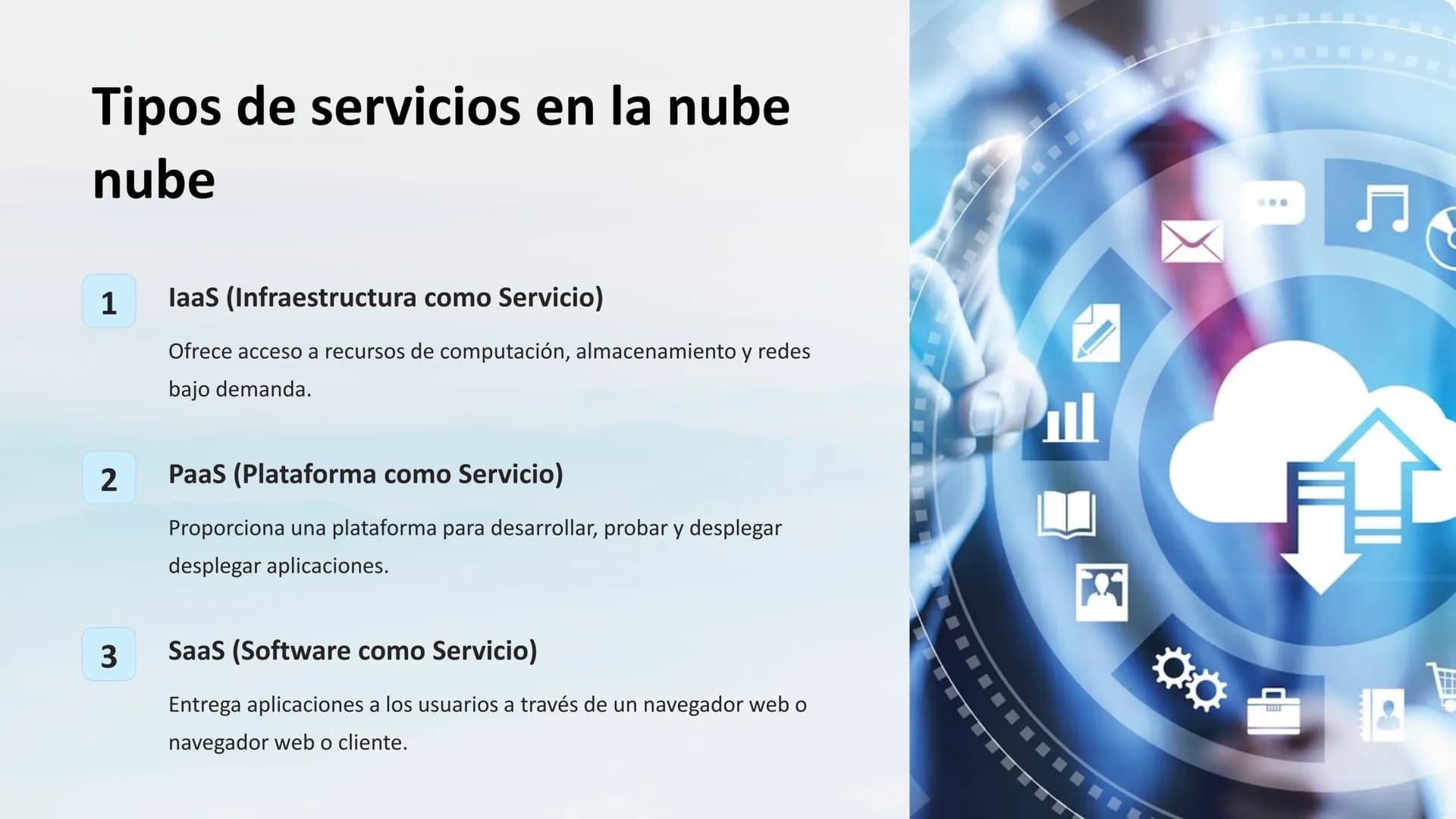 # Computación en la
Nube y Servicios en
Línea
La computación en la nube ha transformado la forma en que las
empresas y los individuos acced