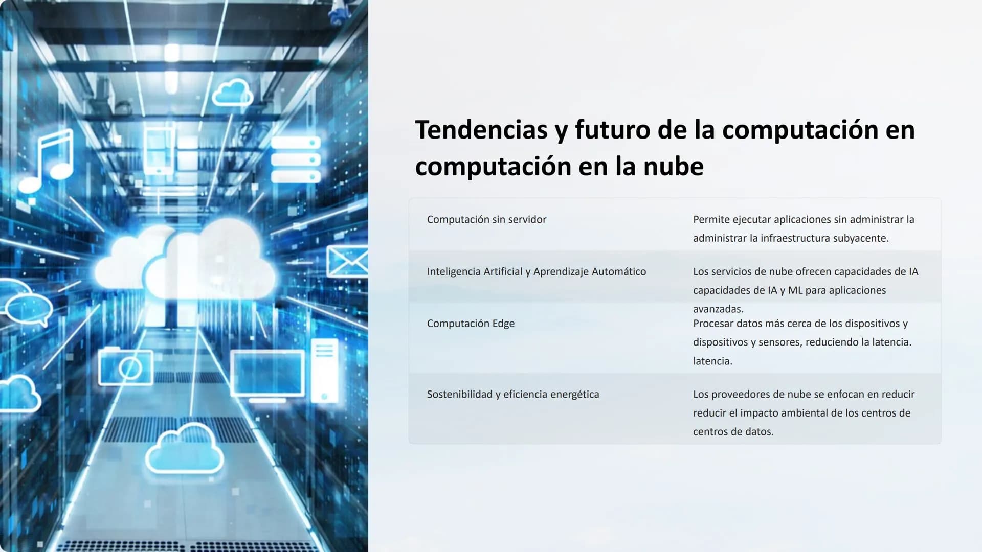 # Computación en la
Nube y Servicios en
Línea
La computación en la nube ha transformado la forma en que las
empresas y los individuos acced