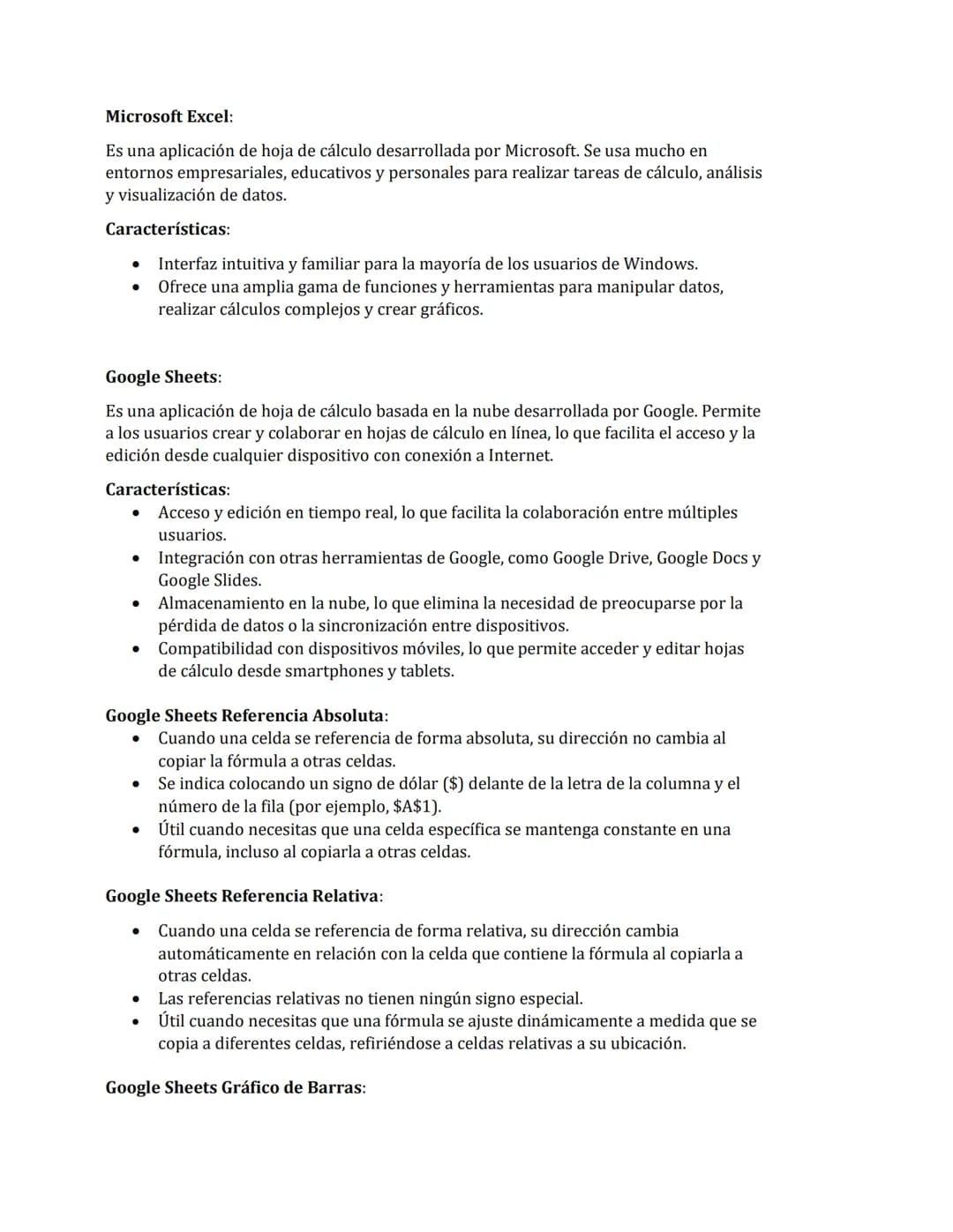 Microsoft Excel:
Es una aplicación de hoja de cálculo desarrollada por Microsoft. Se usa mucho en
entornos empresariales, educativos y pers
