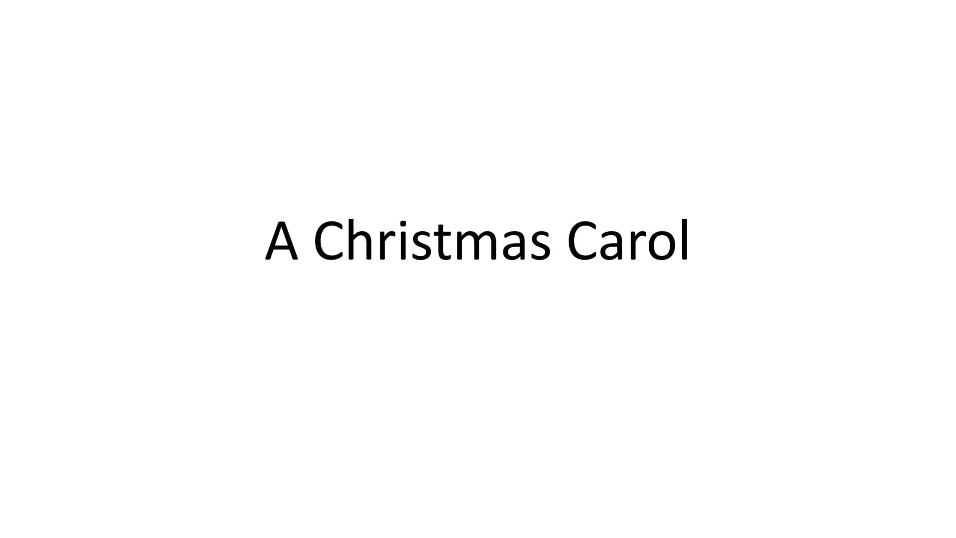 # A Christmas Carol # Plot Summary - Stave One
- The opening lines declare that a man called Jacob Marley is dead
- Marley had been a former