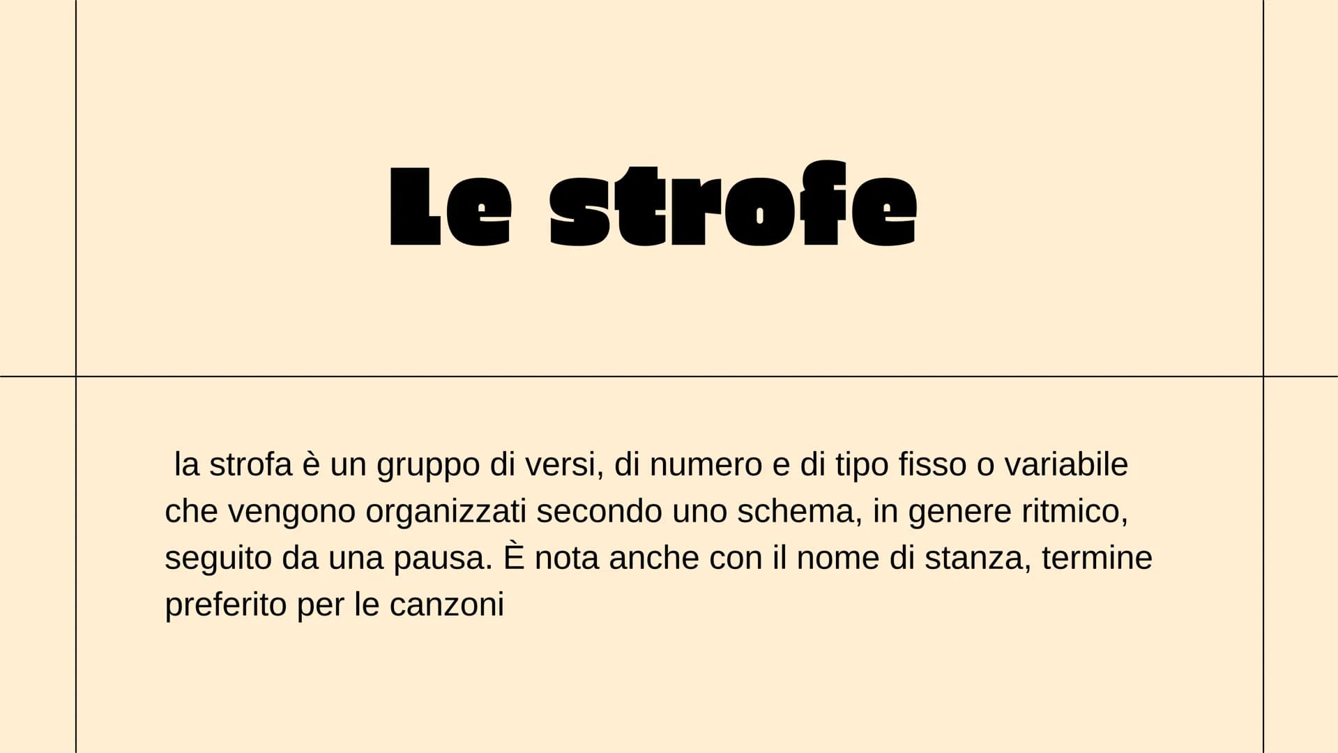 >
2°liceo
New Tab
+
LA METRICA
strofe, versi, ritmo, sillabe e figure metriche
Mancuso Roberta
robbb # Le strofe
la strofa è un gruppo di