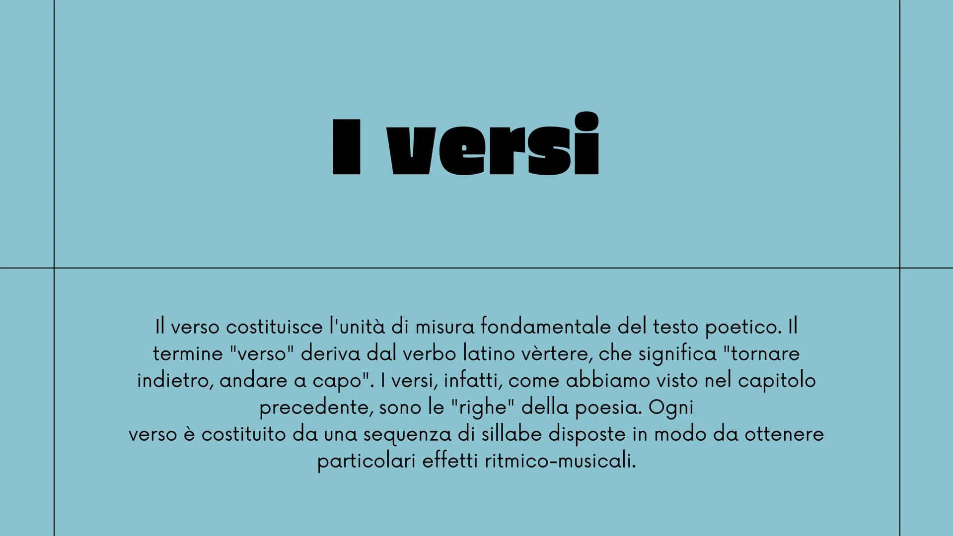 >
2°liceo
New Tab
+
LA METRICA
strofe, versi, ritmo, sillabe e figure metriche
Mancuso Roberta
robbb # Le strofe
la strofa è un gruppo di